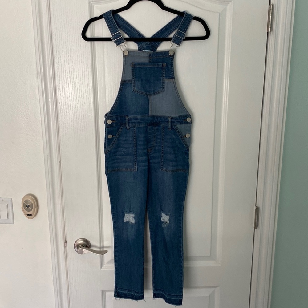 Girls patchwork  pant overalls epic threads.